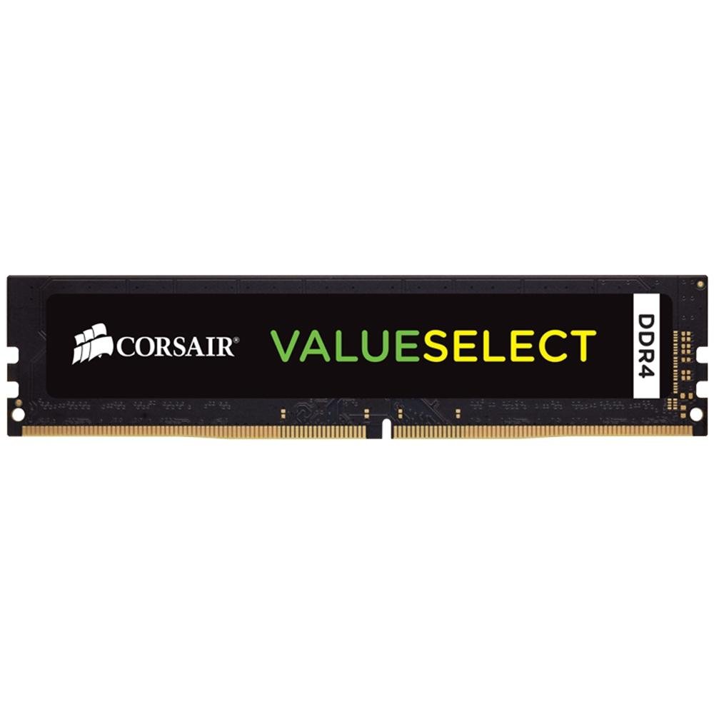Memória Corsair, 8GB, 2666MHz, DDR4, C18, Preto