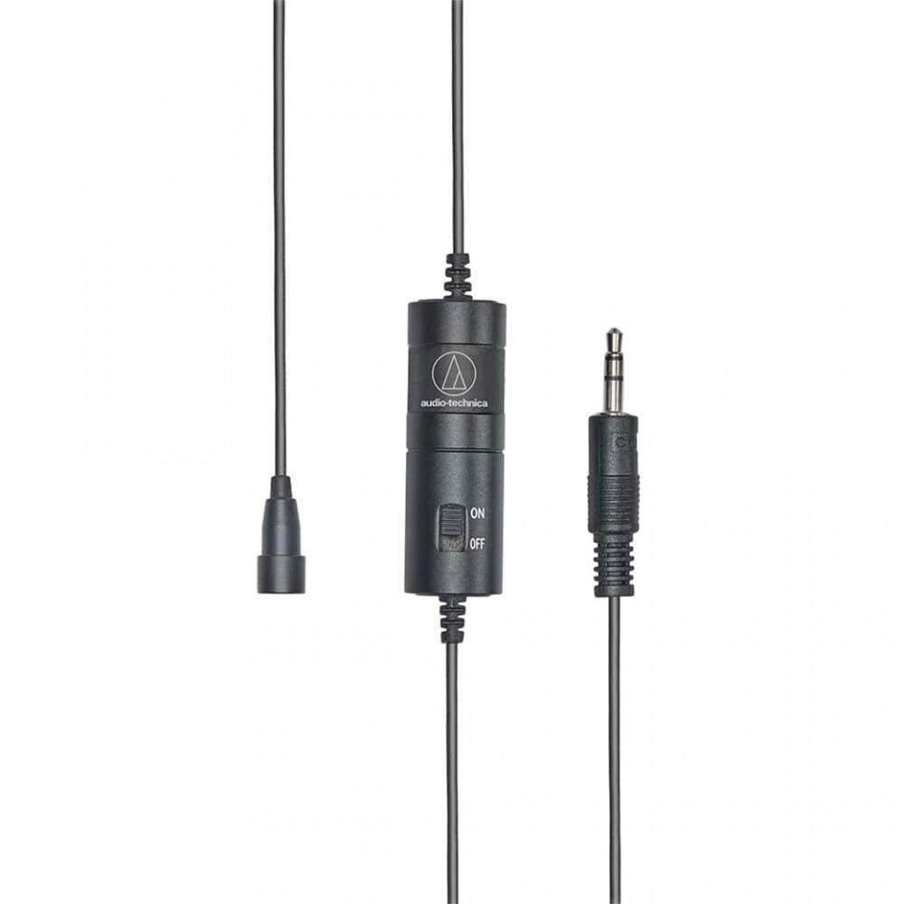 Microfone de Lapela Audio-Technica Omnidirecional Condensador, P2 - ATR3350XIS Microfone de Lapela Audio-Technica Omnidirecional Condensador, P2 - ATR3350XIS
