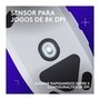 Mouse Gamer Logitech G203 LIGHTSYNC RGB, Efeito de Ondas de Cores, 6 Botões Programáveis e Até 8.000 DPI, Branco - 910-005794