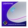Mouse Gamer Logitech G203 LIGHTSYNC RGB, Efeito de Ondas de Cores, 6 Botões Programáveis e Até 8.000 DPI, Branco - 910-005794