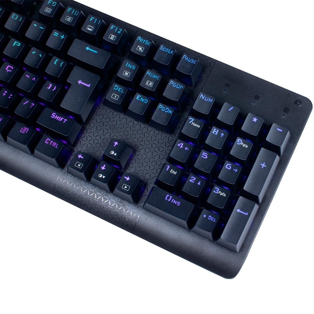 Teclado Mecânico Gamer Redragon Sani K581, RGB, Switch Outemu MK2 Blue, ABNT2 - K581RGB PT