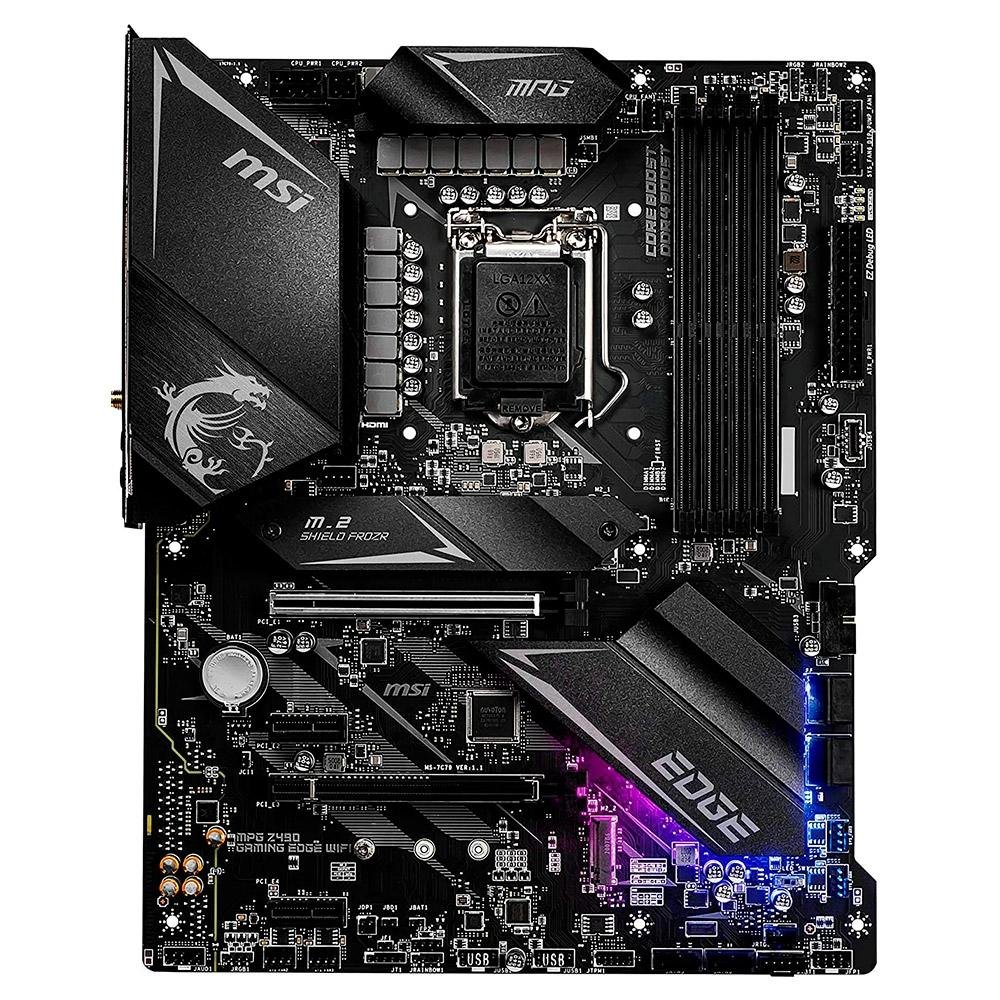 Placa Mãe MSI MPG Z490 GAMING EDGE Wi-Fi | KaBuM!