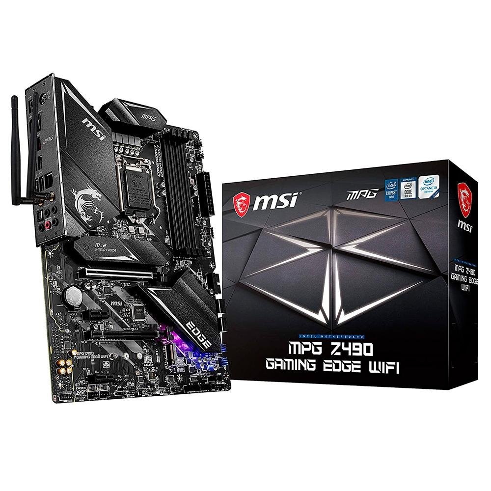 マザーボード MSI MPG Z490 GAMING EDGE WIFI Placa Mãe MSI MPG Z490 GAMING EDGE Wi-Fi | KaBuM!