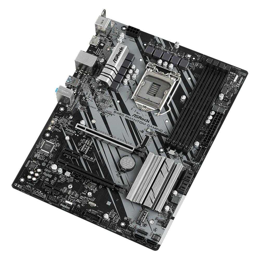 Placa Mãe ASRock B460 Phantom Gaming 4, Intel LGA 1200, ATX, DDR4