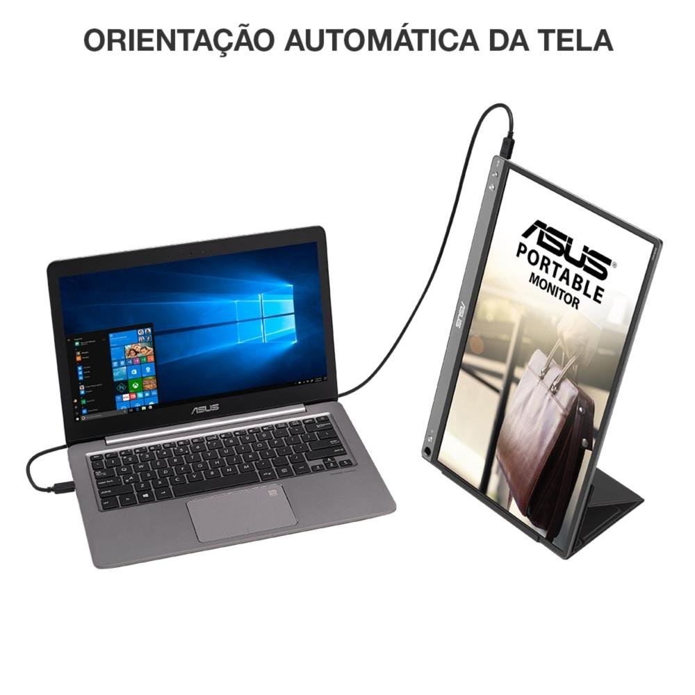 Monitor Portátil Asus ZenScreen 15.6 Full HD, IPS, USB Type-C
