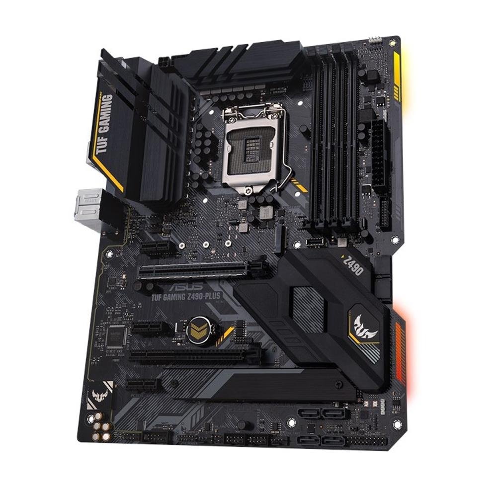Placa Mãe Asus TUF Gaming Z490-Plus, Intel LGA 1200, ATX, DDR4