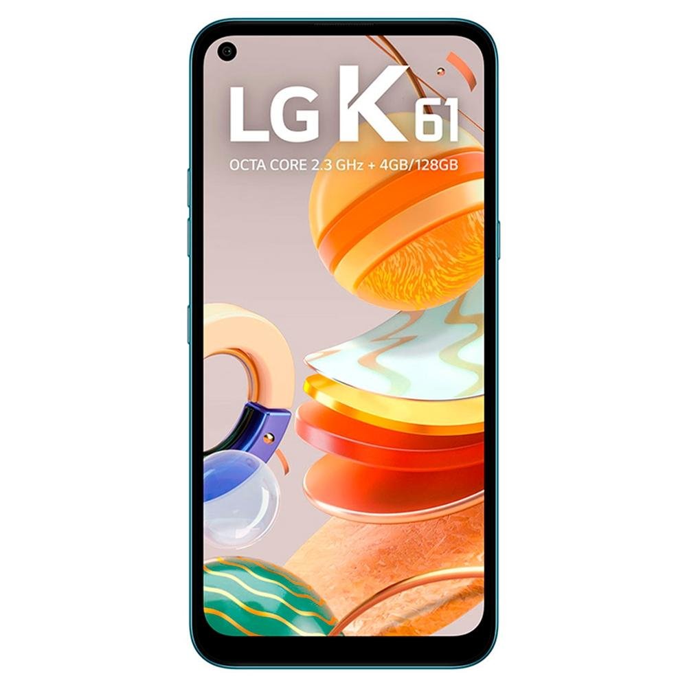 Smartphone LG K61, 128GB, 48MP, Tela 6.53´, Branco - LM-Q630BAW Smartphone LG K61, 128GB, 48MP, Tela 6.53´, Branco - LM-Q630BAW