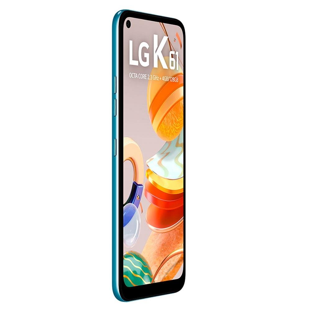 Smartphone LG K61, 128GB, 48MP, Tela 6.53´, Branco - LM-Q630BAW Smartphone LG K61, 128GB, 48MP, Tela 6.53´, Branco - LM-Q630BAW