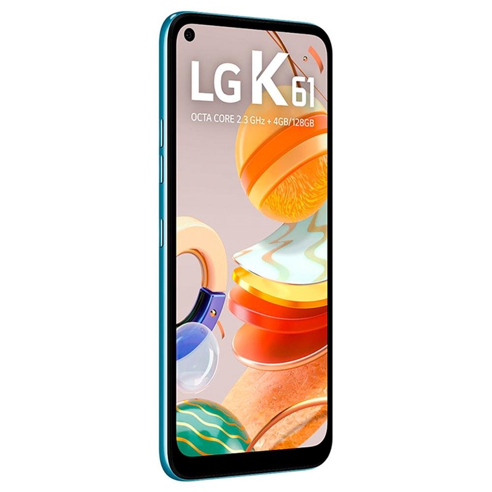 Smartphone LG K61, 128GB, 48MP, Tela 6.53´, Branco - LM-Q630BAW Smartphone LG K61, 128GB, 48MP, Tela 6.53´, Branco - LM-Q630BAW