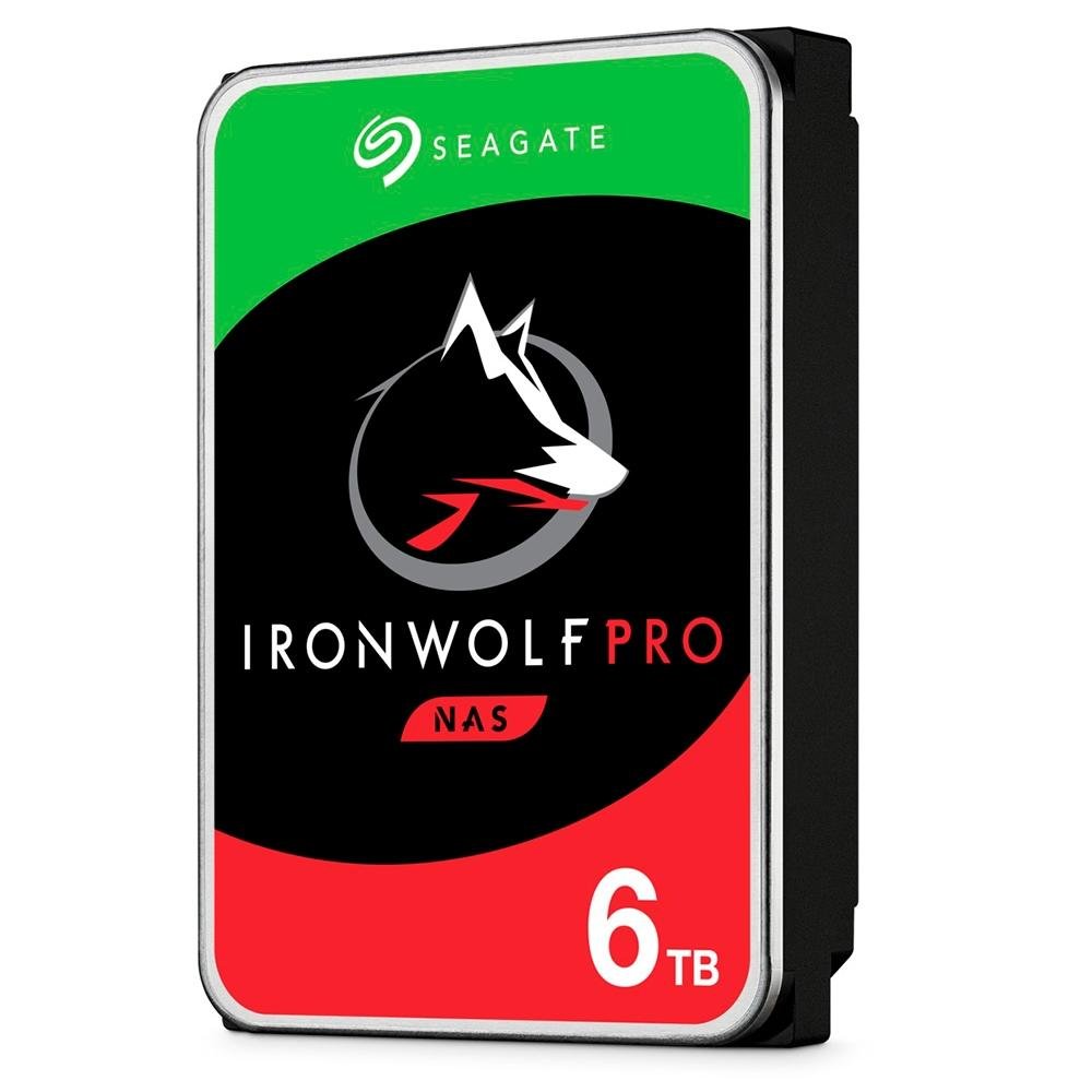 HD Seagate IronWolf Pro, NAS, 6TB, 3.5', Cache 256MB, 7200RPM, SATA - ST6000NE000 HD Seagate IronWolf Pro, NAS, 6TB, 3.5', Cache 256MB, 7200RPM, SATA - ST6000NE000