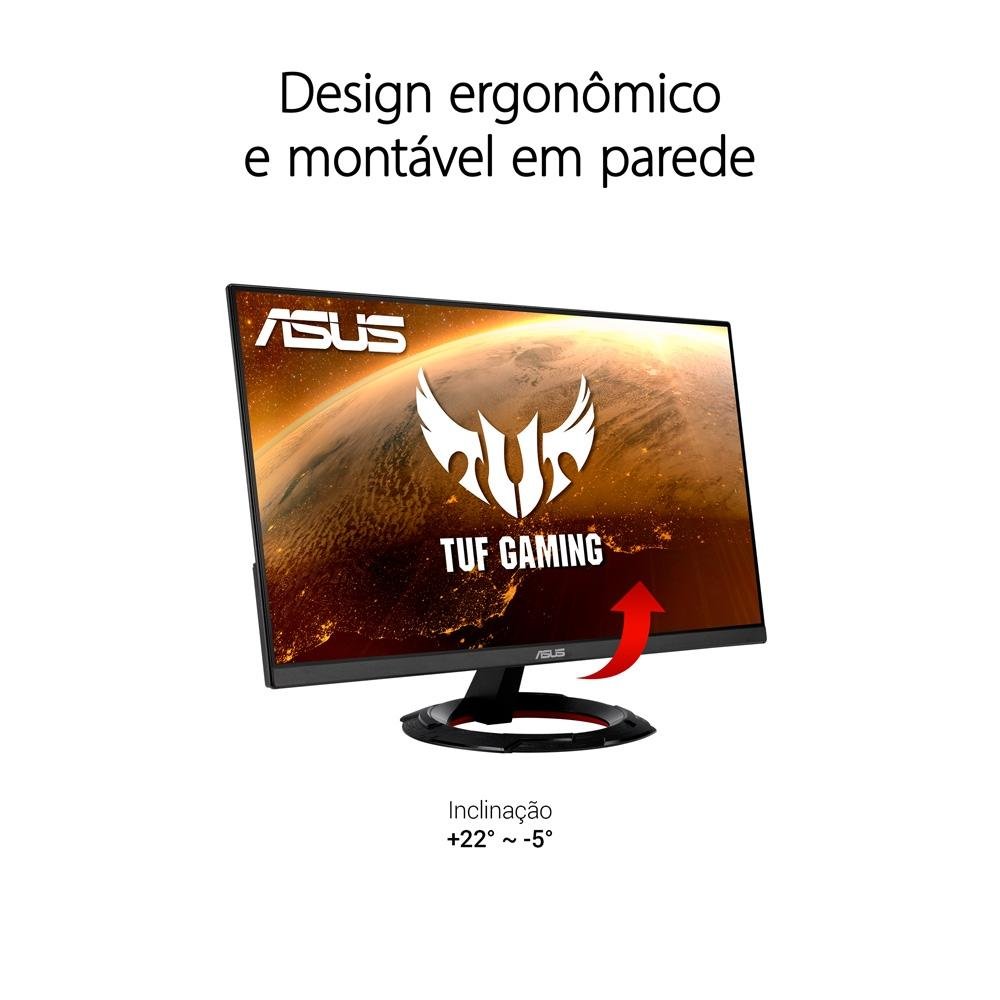 Monitor Gamer Asus 23.8´, DP, 165Hz 1ms | KaBuM!