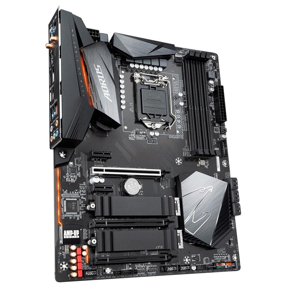Placa-Mãe Gigabyte B460 Aorus Pro AC, Intel LGA1200, ATX, DDR4, Preto - B460 AORUS PRO AC