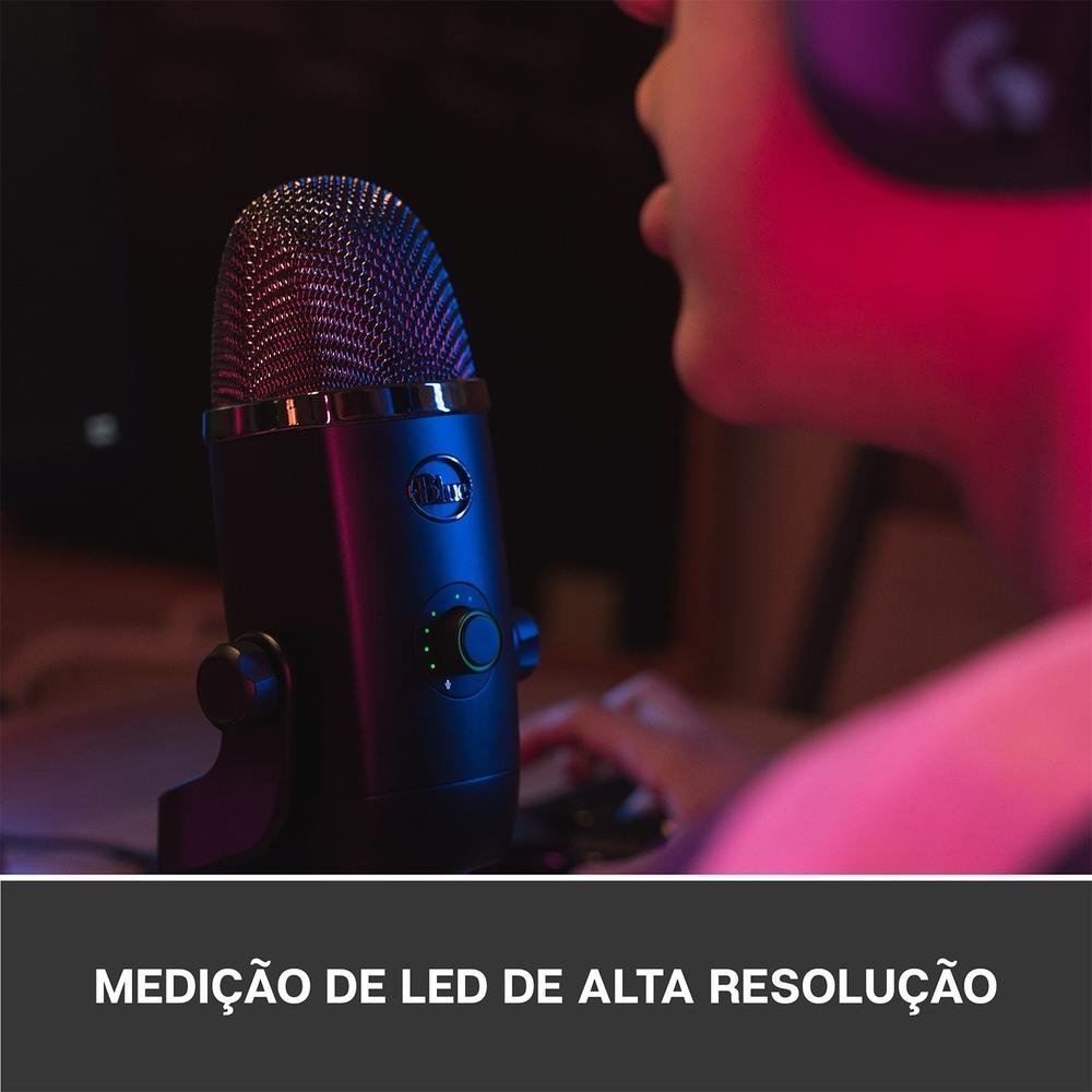 Microfone Condensador Blue Yeti X USB
