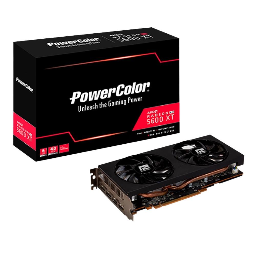 グラフィックボード・グラボ・ビデオカード PowerColor Radeon RX 5600 XT placa-de-video-powercolor-amd-