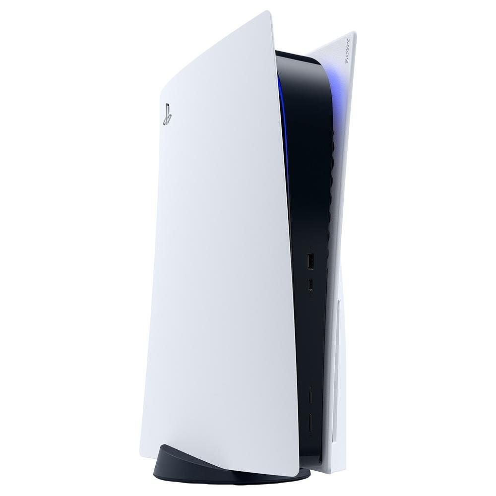 Console Sony PlayStation 5, SSD 825GB, Controle Sem Fio Dualsense, Com Mídia Física, Branco Console Sony PlayStation 5, SSD 825GB, Controle Sem Fio Dualsense, Com Mídia Física, Branco
