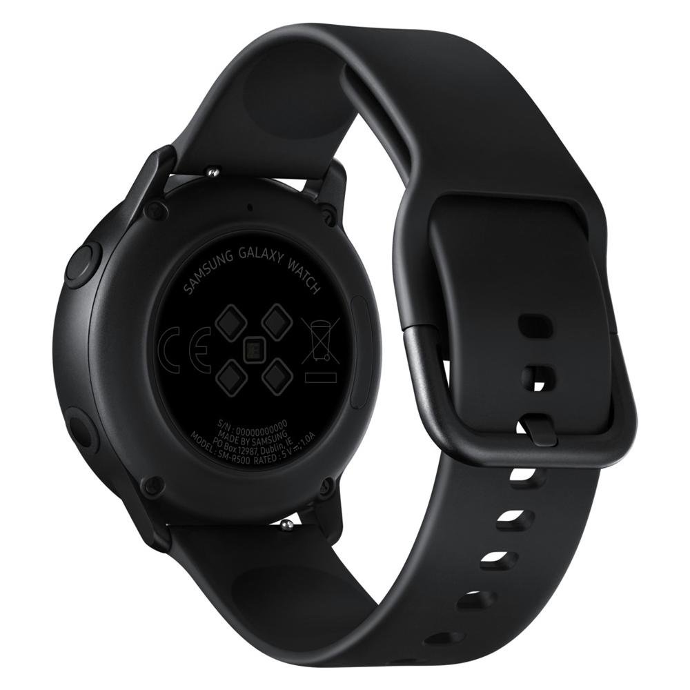 Smartwatch Samsung Galaxy Watch Active, Wi-Fi, Touchscreen, Monitor Cardíaco, Preto - SM-R500NZKPZTO Smartwatch Samsung Galaxy Watch Active, Wi-Fi, Touchscreen, Monitor Cardíaco, Preto - SM-R500NZKPZTO