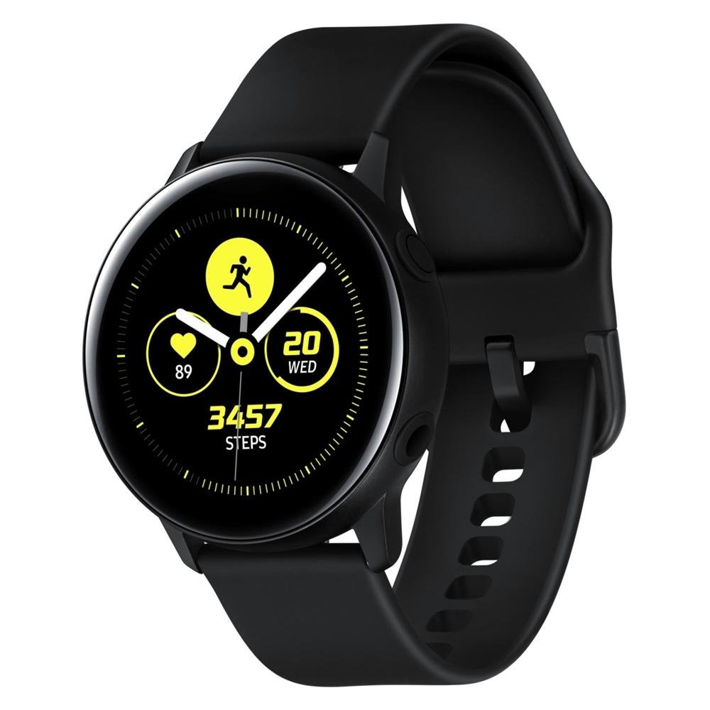 Smartwatch Samsung Galaxy Watch Active, Wi-Fi, Touchscreen, Monitor Cardíaco, Preto - SM-R500NZKPZTO Smartwatch Samsung Galaxy Watch Active, Wi-Fi, Touchscreen, Monitor Cardíaco, Preto - SM-R500NZKPZTO