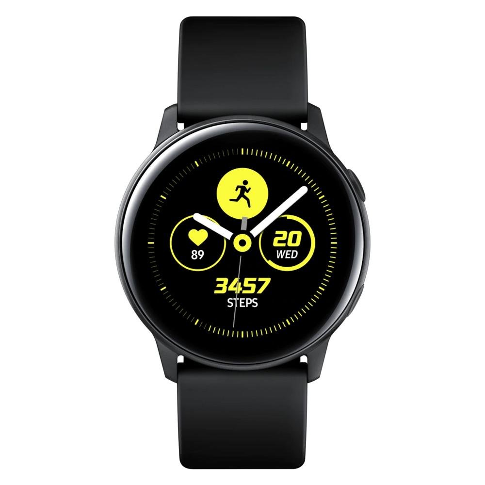 Smartwatch Samsung Galaxy Watch Active, Wi-Fi, Touchscreen, Monitor Cardíaco, Preto - SM-R500NZKPZTO Smartwatch Samsung Galaxy Watch Active, Wi-Fi, Touchscreen, Monitor Cardíaco, Preto - SM-R500NZKPZTO