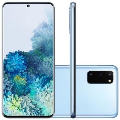 Smartphone Samsung Galaxy S20, 128GB, 64MP, Tela 6.2´, Cloud Blue - SM-G980FLBRZTO Menor preço em Smartphone Samsung Galaxy S20, 128GB, 64MP, Tela 6.2´, Cloud Blue - SM-G980FLBRZTO