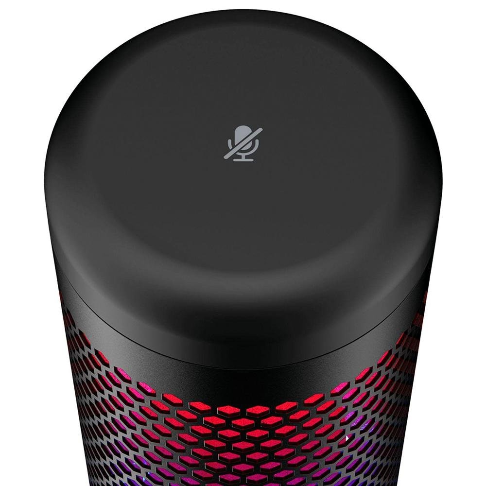 Microfone Gamer HyperX QuadCast S para PC | KaBuM!