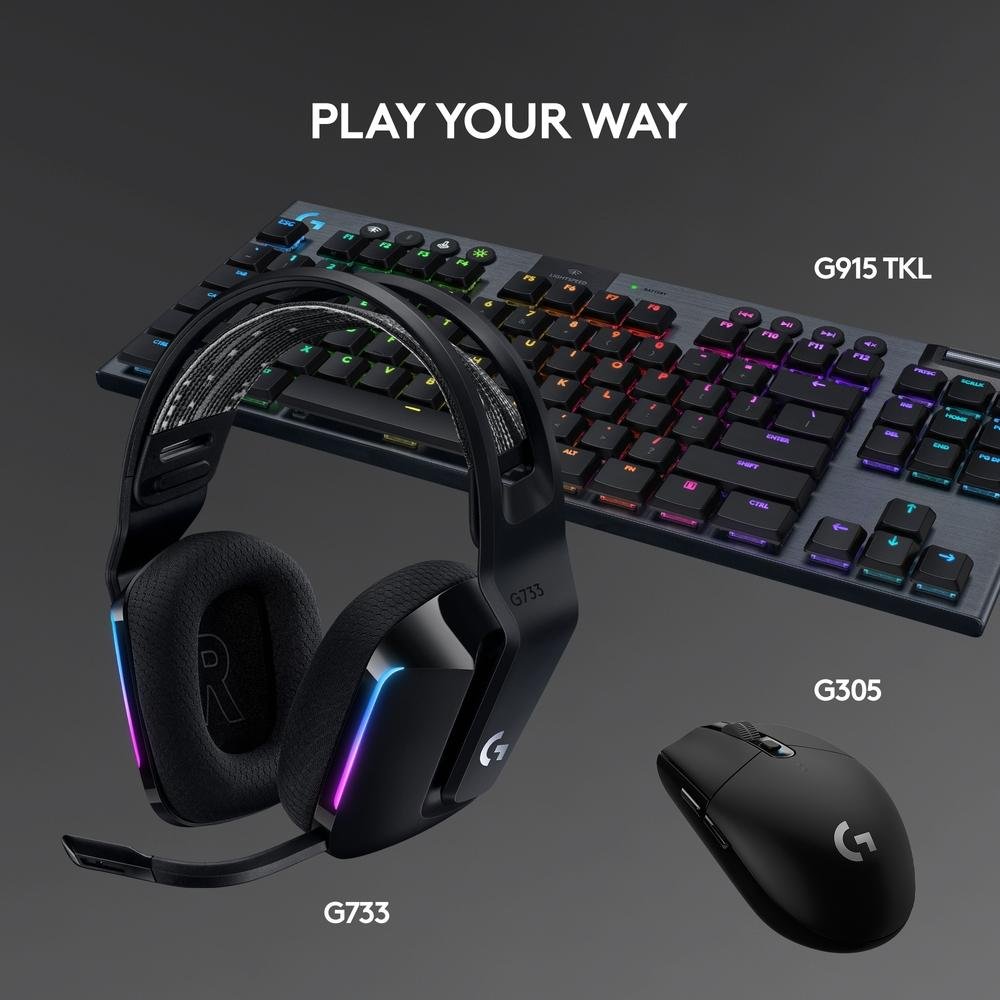 Headset Gamer Sem Fio Logitech G733 | KaBuM!