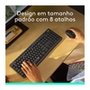 Teclado e Mouse sem fio Logitech MK295 com Digitação e Clique Silencioso, Conexão USB, Pilhas Inclusas e Layout ABNT2 - 920-009793