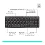 Teclado e Mouse sem fio Logitech MK295 com Digitação e Clique Silencioso, Conexão USB, Pilhas Inclusas e Layout ABNT2 - 920-009793