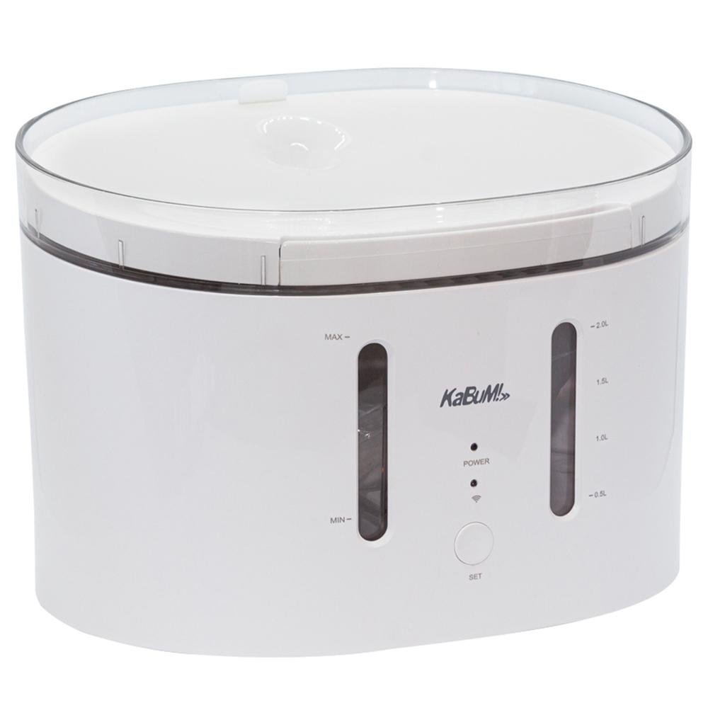 Bebedouro Pet Automático KaBuM! Smart 500, Branco, Para Gatos e Cachorros, 2,5 litros, Wifi - KBSN001