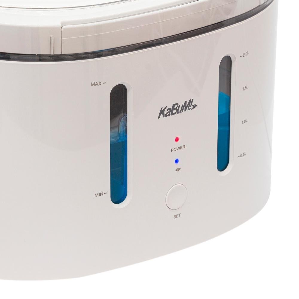 Bebedouro Pet Automático KaBuM! Smart 500, Branco, Para Gatos e Cachorros, 2,5 litros, Wifi - KBSN001