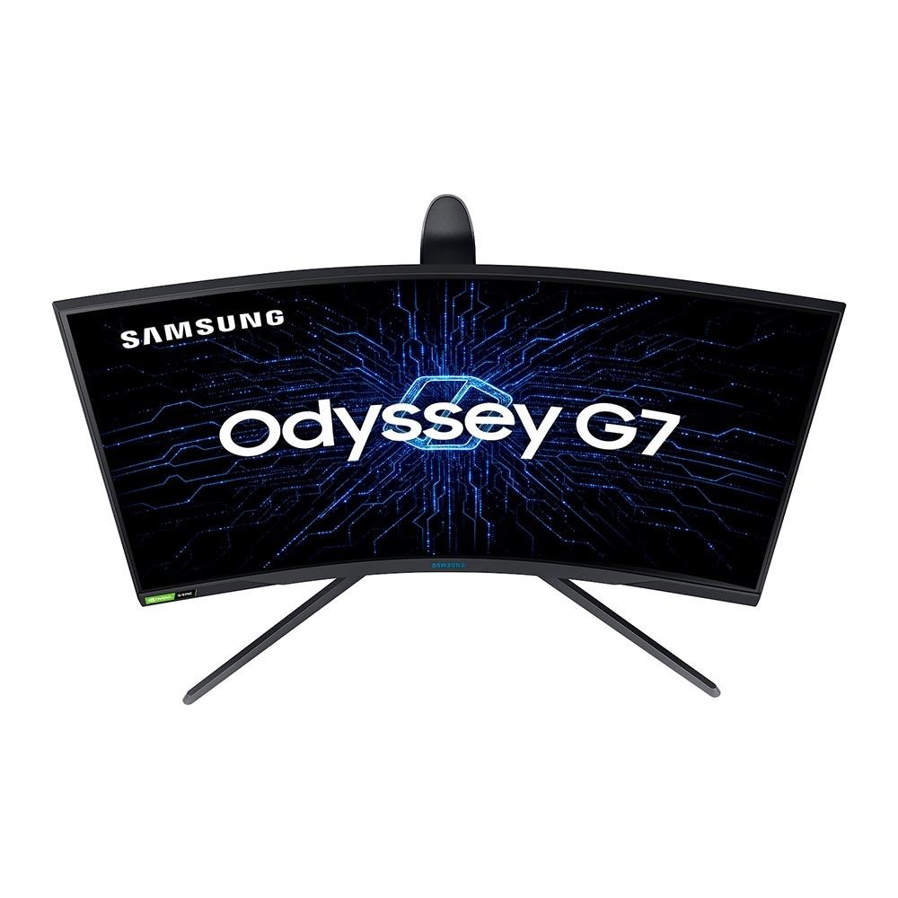 Monitor Gamer Samsung Odyssey G7 27 LED Curvo 2K QHD, Wide, 240 Hz, 1ms, HDMI e DisplayPort, HDR 600, FreeSync Premium - LC27G75TQSLXZD Monitor Gamer Samsung Odyssey G7 27 LED Curvo 2K QHD, Wide, 240 Hz, 1ms, HDMI e DisplayPort, HDR 600, FreeSync Premium - LC27G75TQSLXZD