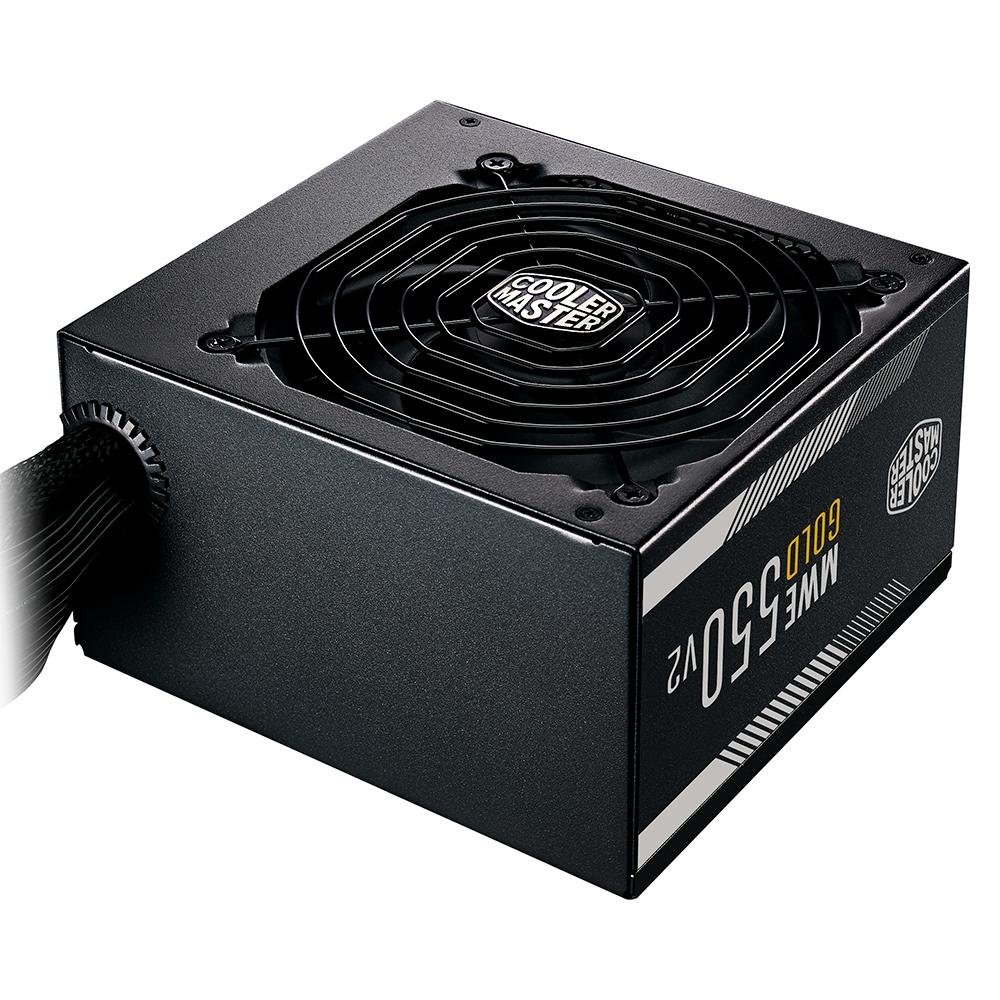 Fonte Cooler Master MWE V2, 550W, 80 Plus Gold - MPE-5501-ACAAG-WO