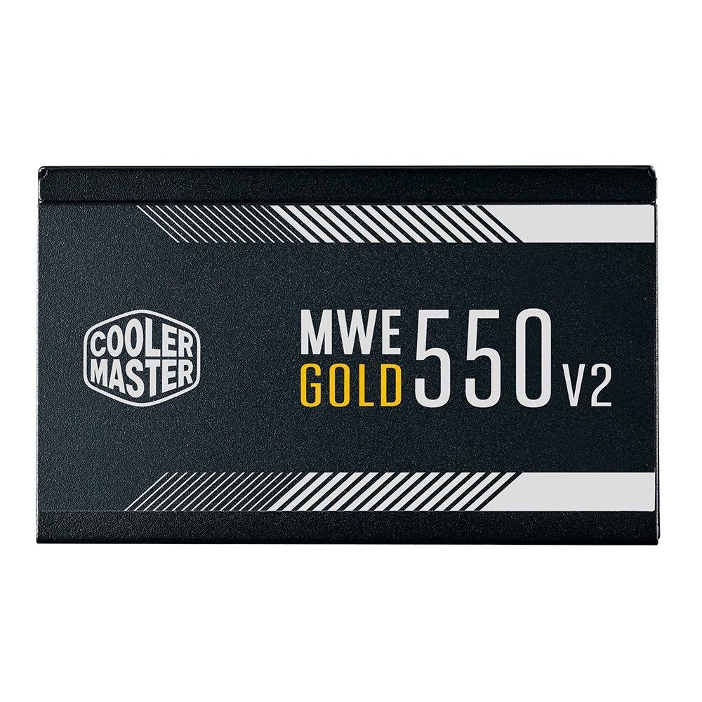 Fonte Cooler Master MWE V2, 550W, 80 Plus Gold - MPE-5501-ACAAG-WO