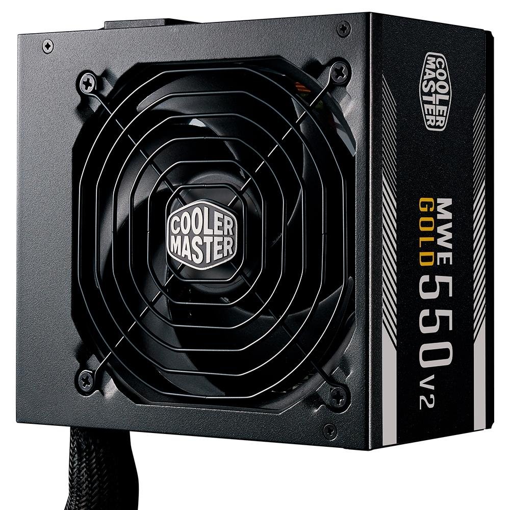 Fonte Cooler Master MWE V2, 550W, 80 Plus Gold - MPE-5501-ACAAG-WO