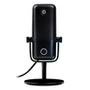 Microfone Condensador Elgato Wave 1 Podcast, USB, Solução de Mixagem Digital, Anticliping, Preto - 10MAA9901