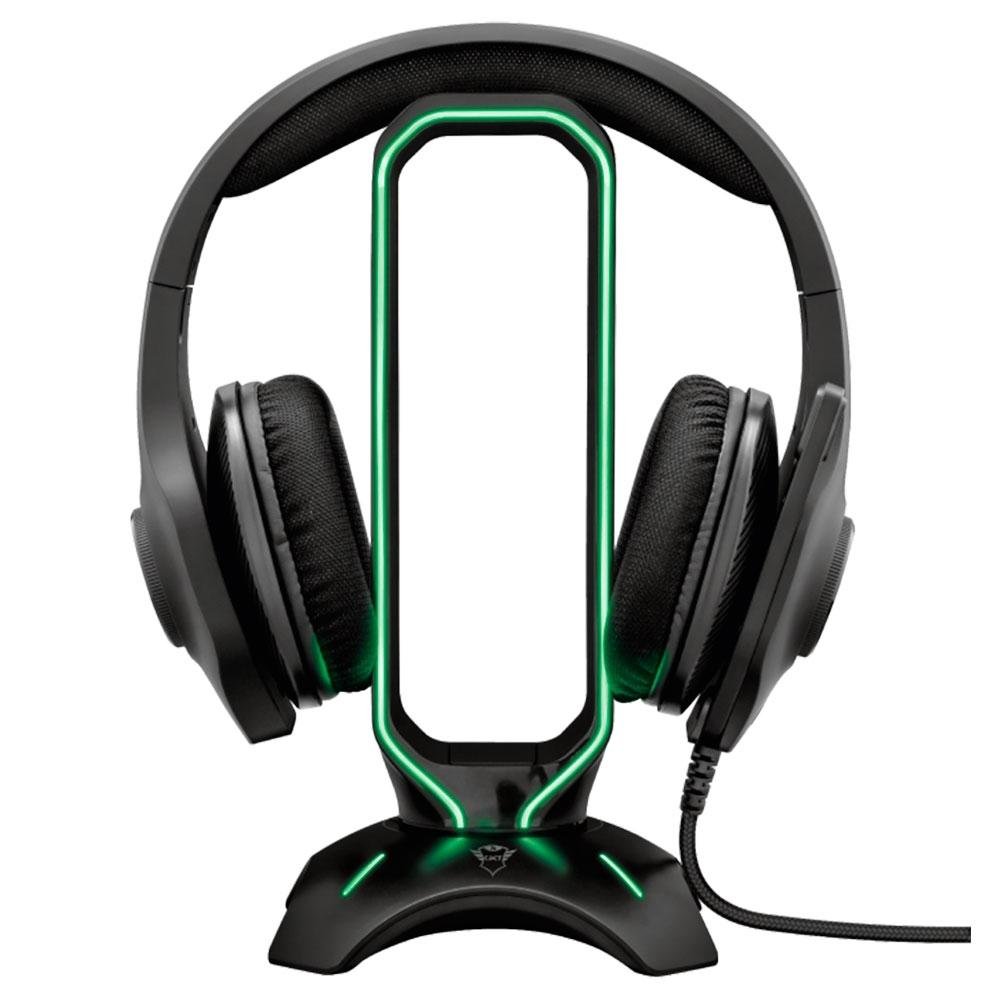 Suporte para Headset Gamer GXTrust GXT 265 Cintar, RGB, 2 Portas USB - 23647 Suporte para Headset Gamer GXTrust GXT 265 Cintar, RGB, 2 Portas USB - 23647