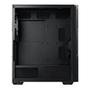 Gabinete Gamer XPG Starker, Com Fonte 600W Bronze, Mid Tower, 2x FANs, Lateral em Vidro Temperado, Preto - STARKERCP-BKCUS