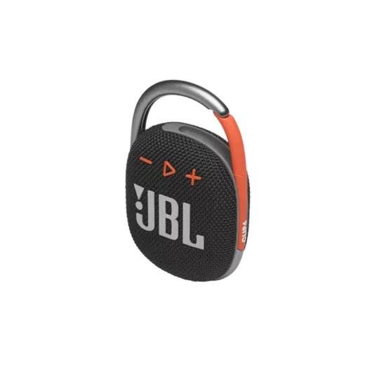 Caixa de Som Sem Fio JBL CLIP4 Black, Bluetooth, Preto e Laranja - JBLCLIP4BLKO