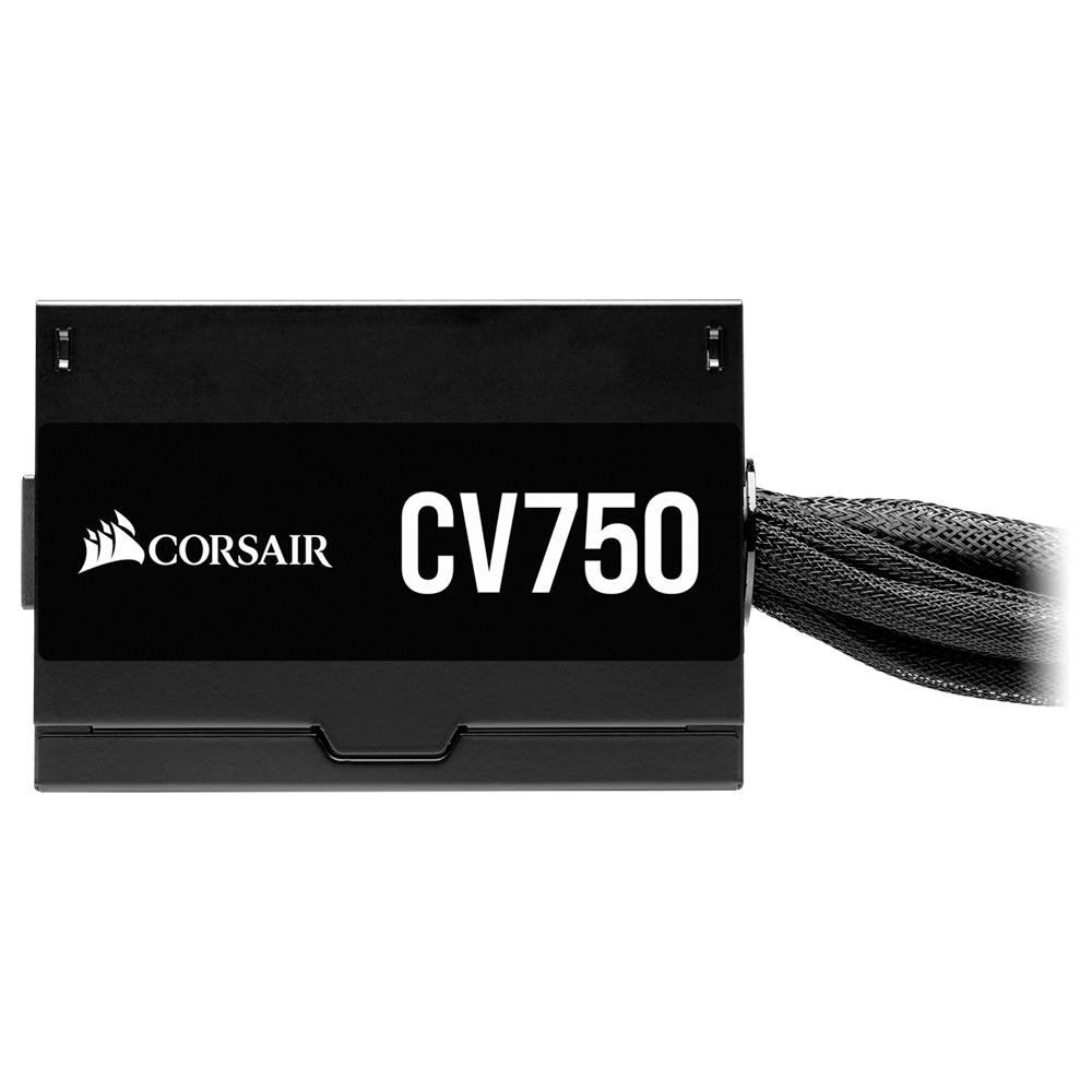 Fonte Corsair CV750, 750W, 80 Plus Bronze, Com Cabo, Preto - CP-9020237-BR