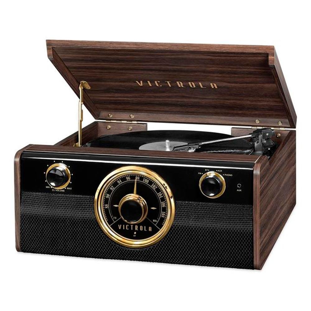 Toca Discos Victrola Metropolitan, Bluetooth, Rádio FM - VTA-240B