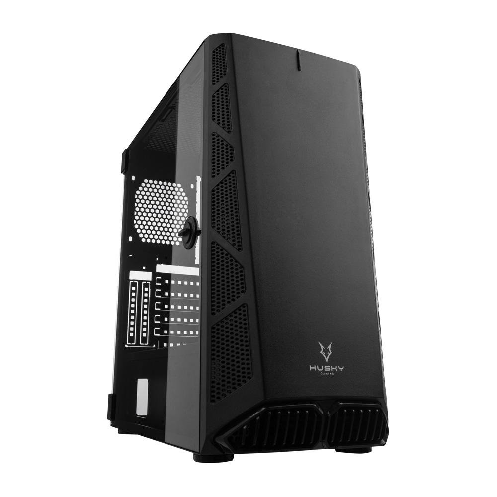 Gabinete Gamer Husky Gaming Snow 500, Mid Tower, Porta Lateral em Vidro Temperado, Preto - HGMC009 Gabinete Gamer Husky Gaming Snow 500, Mid Tower, Porta Lateral em Vidro Temperado, Preto - HGMC009