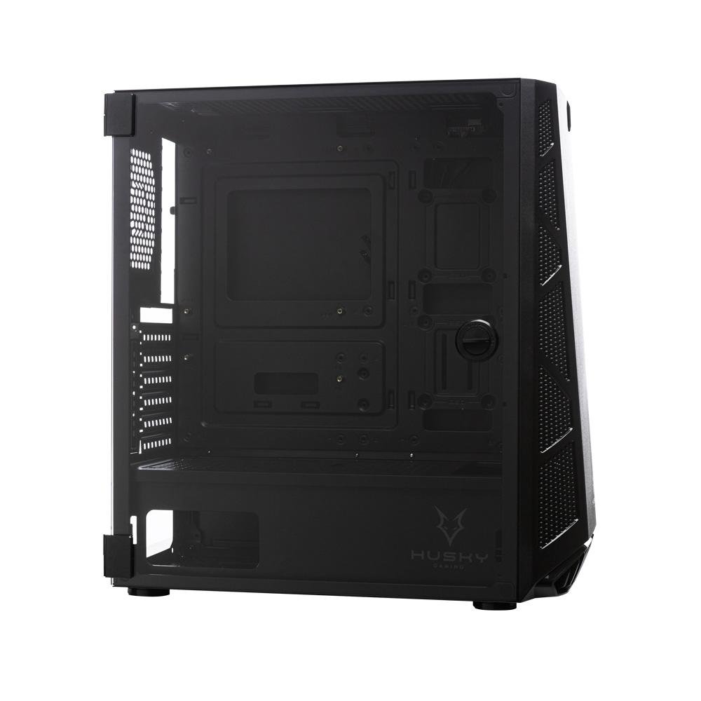 Gabinete Gamer Husky Gaming Snow 500, Mid Tower, Porta Lateral em Vidro Temperado, Preto - HGMC009 Gabinete Gamer Husky Gaming Snow 500, Mid Tower, Porta Lateral em Vidro Temperado, Preto - HGMC009