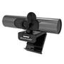 Webcam Multi Ultra HD 2K, USB, Foco Automático e Microfone com Cancelamento de Ruído, Preto - WC053