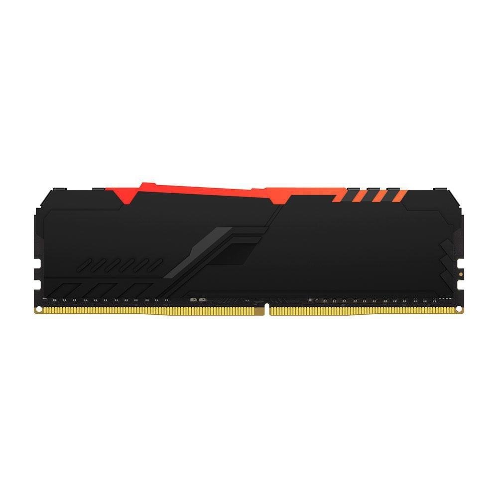 Memória RAM Kingston Fury Beast, RGB, 16GB, 3200MHz, DDR4, CL16, Preto - KF432C16BBA/16 Memória RAM Kingston Fury Beast, RGB, 16GB, 3200MHz, DDR4, CL16, Preto - KF432C16BBA/16