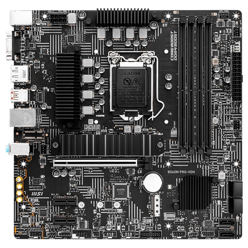 Placa Mãe MSI B560M PRO-VDH, Intel LGA 1200, MATX, DDR4 | KaBuM!