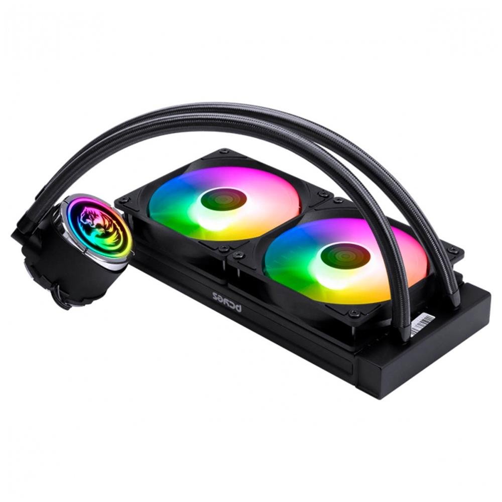 Water Cooler PCYes NIX 2, ARGB, 240mm, AMD/Intel, Preto - PCYWCNIX240 Water Cooler PCYes NIX 2, ARGB, 240mm, AMD/Intel, Preto - PCYWCNIX240