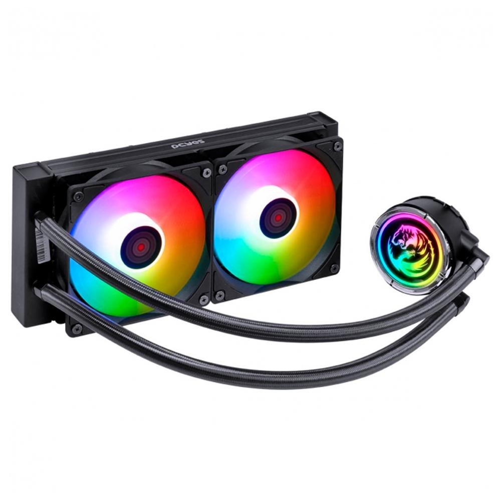 Water Cooler PCYes NIX 2, ARGB, 240mm, AMD/Intel, Preto - PCYWCNIX240 Water Cooler PCYes NIX 2, ARGB, 240mm, AMD/Intel, Preto - PCYWCNIX240