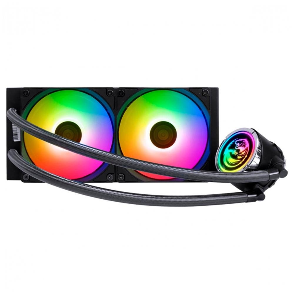 Water Cooler PCYes NIX 2, ARGB, 240mm, AMD/Intel, Preto - PCYWCNIX240 Water Cooler PCYes NIX 2, ARGB, 240mm, AMD/Intel, Preto - PCYWCNIX240