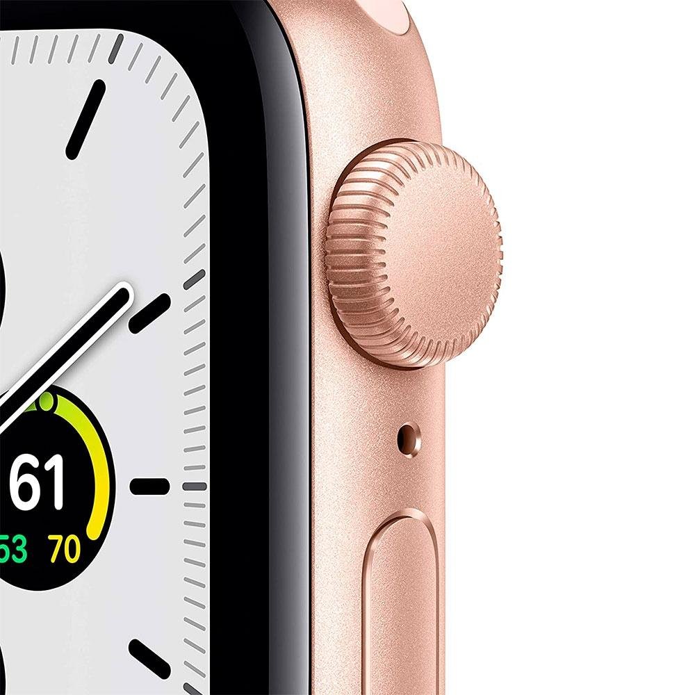 Apple Watch SE 44MM GPS com Sport Band Ouro Rosa Alumínio