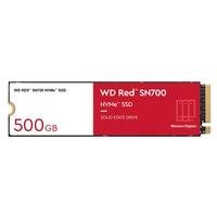 SSD WD Red SN700, 500GB, M.2 2280, NVMe, Leitura: 3400MB/s e Gravação: 2600MB/s, Branco e Vermelho - WDS500G1R0C