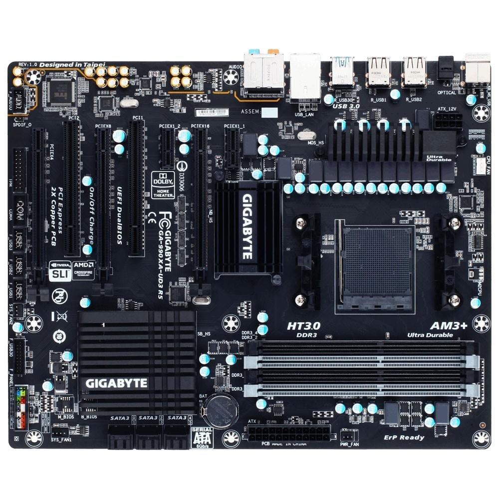 Placa-Mãe Gigabyte GA-990XA-UD3 R5, AMD AM3+, ATX, DDR3